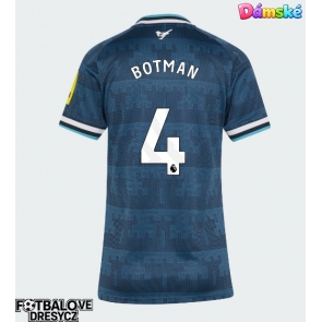 Newcastle United Sven Botman #4 Dámské Venkovní Dres 2026-27 Krátký Rukáv